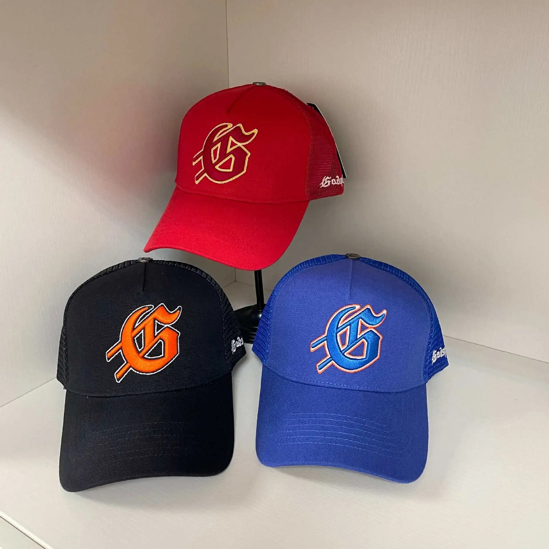 Godspeed Skull Embroidered Baseball Cap, Multicolor - Gallery Image 3 - Detailed View