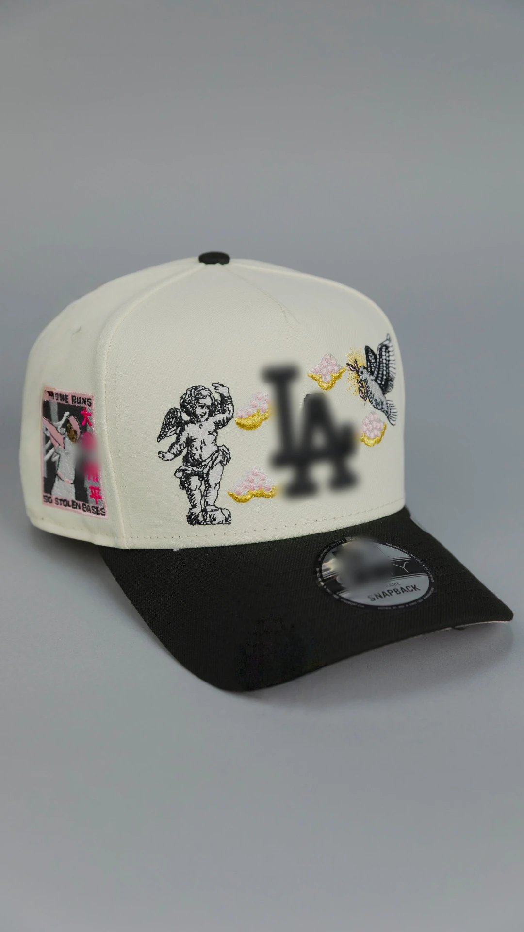 Street Snapback Baseball Cap Unisex Ecru - MLB - Cnfans - $10.16