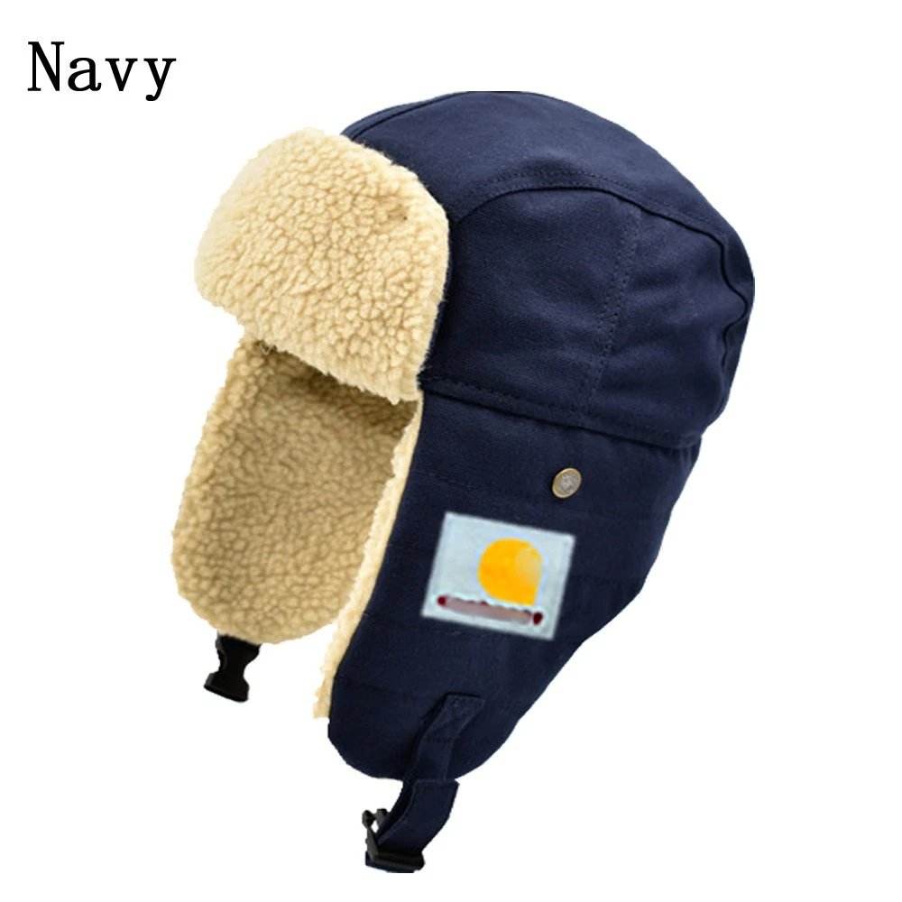 Winter Faux Fur Ushanka Trapper Hat Aviator Caramel - Gallery Image 3 - Detailed View