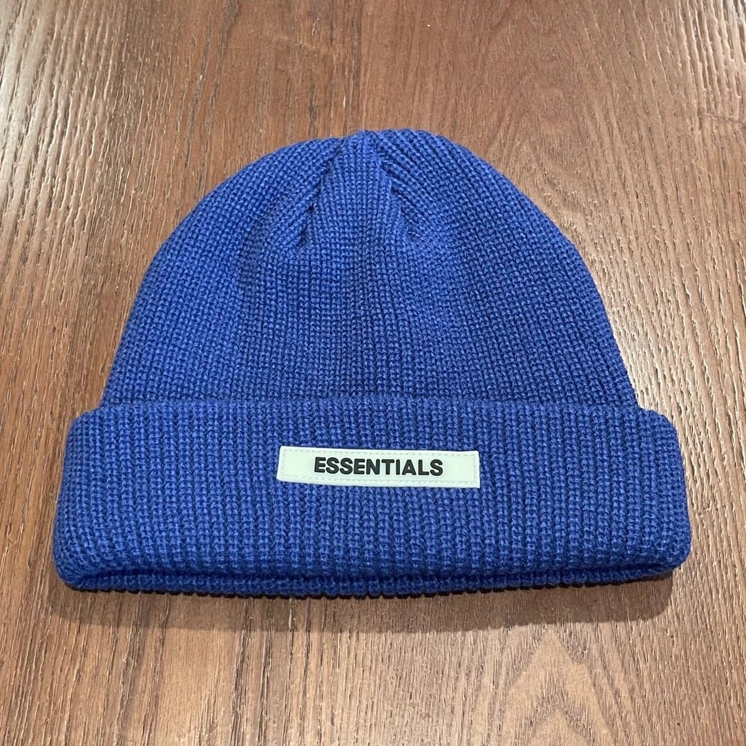 Unisex Classic Knit Beanie Hat Winter Warm Cobalt Blue - Essentials - Cnfans - $14.84