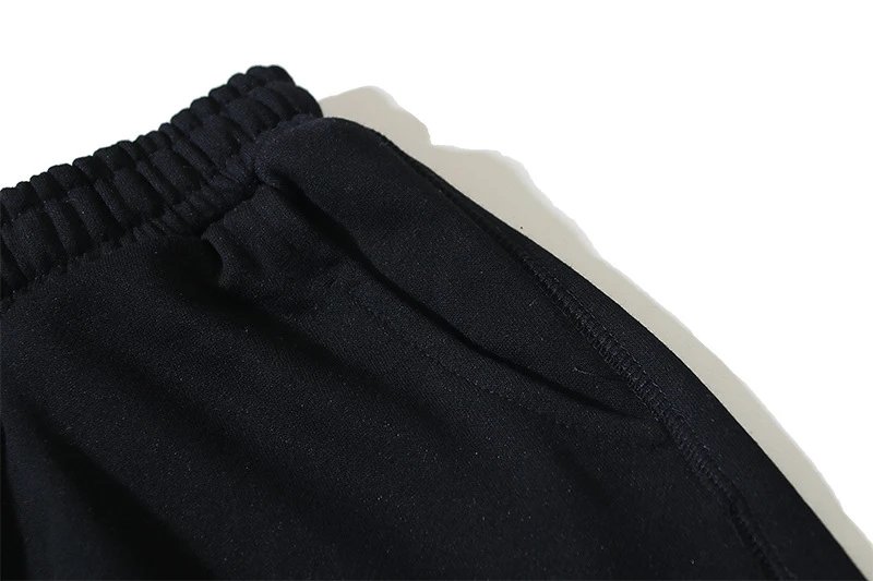 Abstract Print Unisex Shorts Ebony - Gallery Image 8 - Detailed View