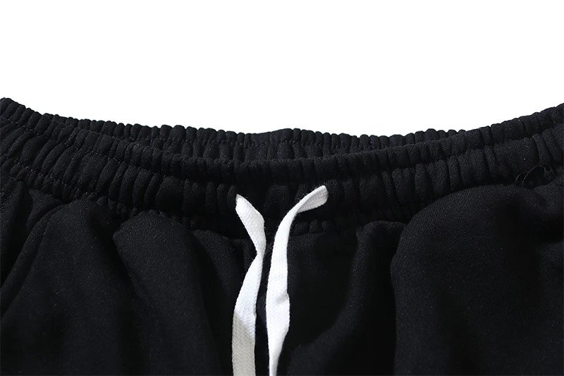 Unisex Casual Shorts Ebony - Gallery Image 6 - Detailed View