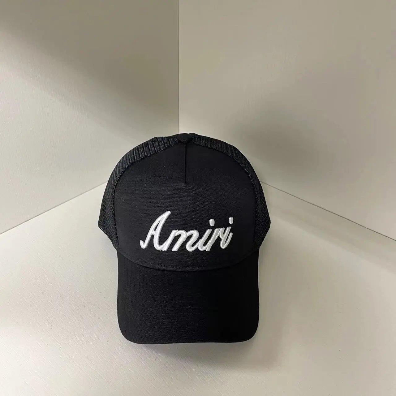 Amiri Embroidered Baseball Cap Black - Gallery Image 3 - Detailed View