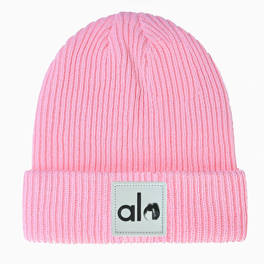 Wool Knit Beanie Warm Winter Hat, Rose - Related Product - Cnfans