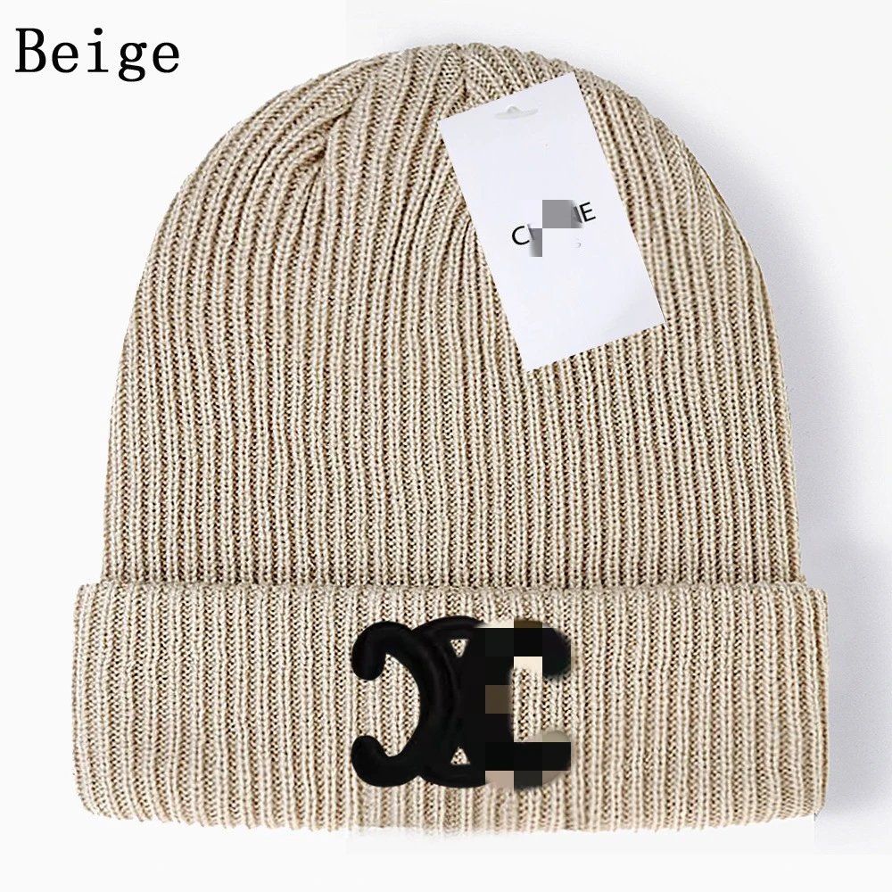Knit Beanie Winter Hat Unisex Cable-knit Toffee - Other - Cnfans - $10.16