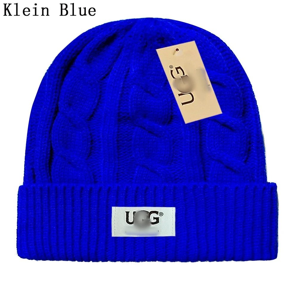 Knit Beanie Hat Winter Warm Skull Cap - Klein Blue - UGG - Cnfans - $10.16