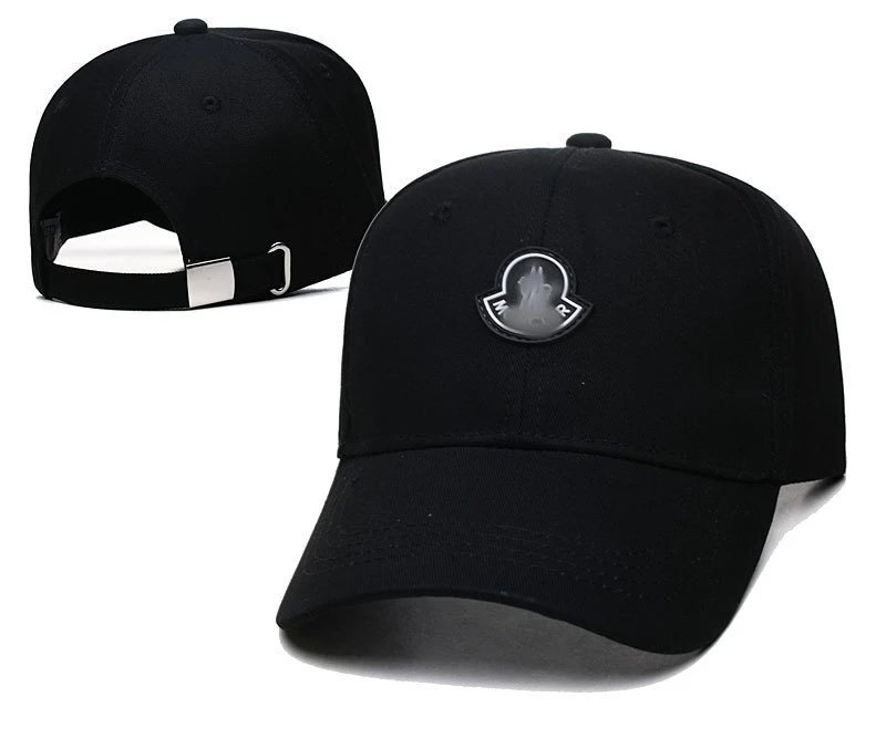 Korean Style Cotton Sun Protection Baseball Cap Jet Black - Moncler - Cnfans - $10.16