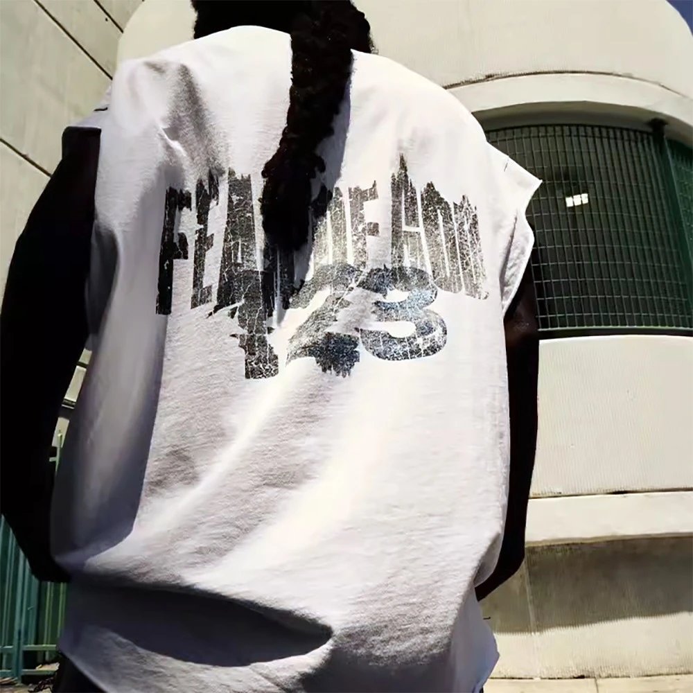 FOG x RRR123 Multi-Color Vest Tee - Gallery Image 7 - Detailed View