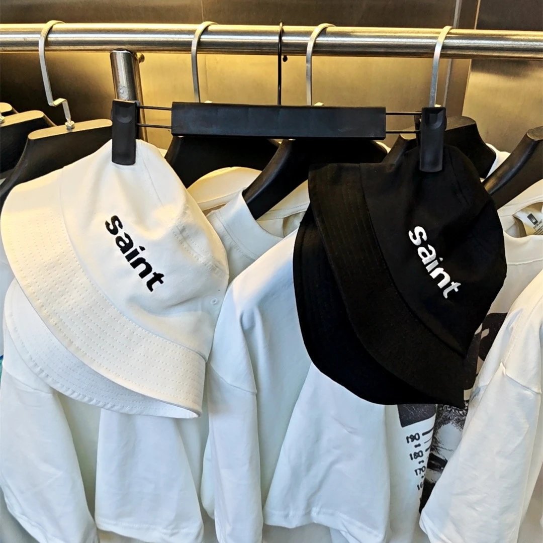 Saint Embroidered Bucket Hat Multicolor - Related Product - Cnfans