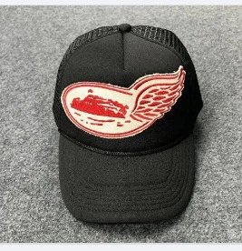 Vintage Mesh Trucker Cap with Embroidered Patch Black - Related Product - Cnfans