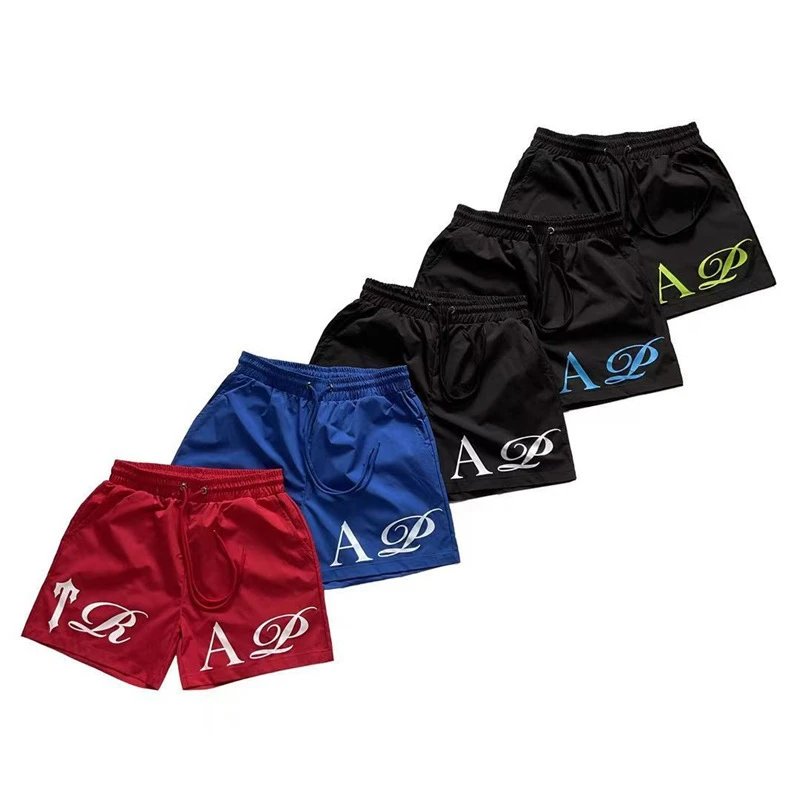 Trapstar Logo Shorts Multicolor - Gallery Image 3 - Detailed View