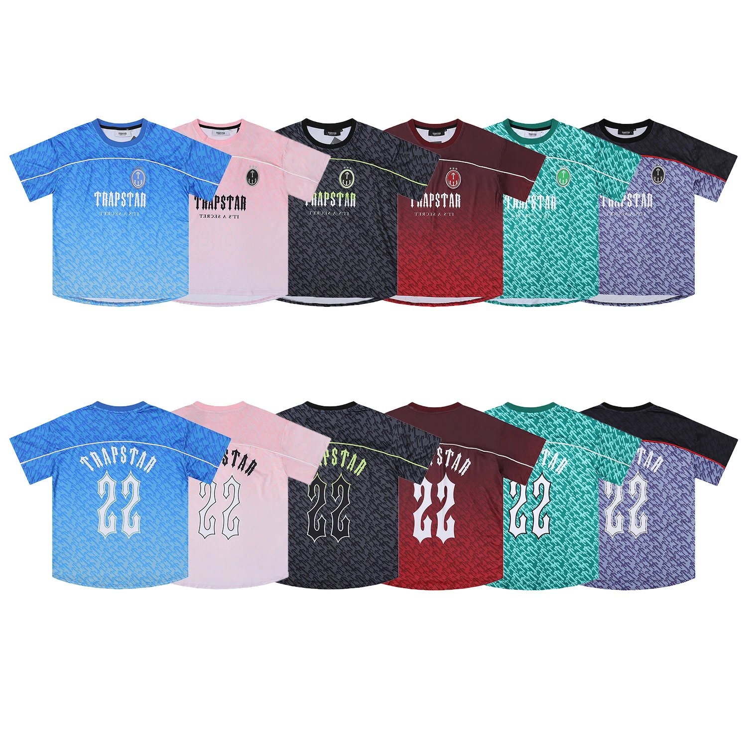 Trapstar Gradient Mesh Tee Multicolor - High Quality Product Image - Cnfans