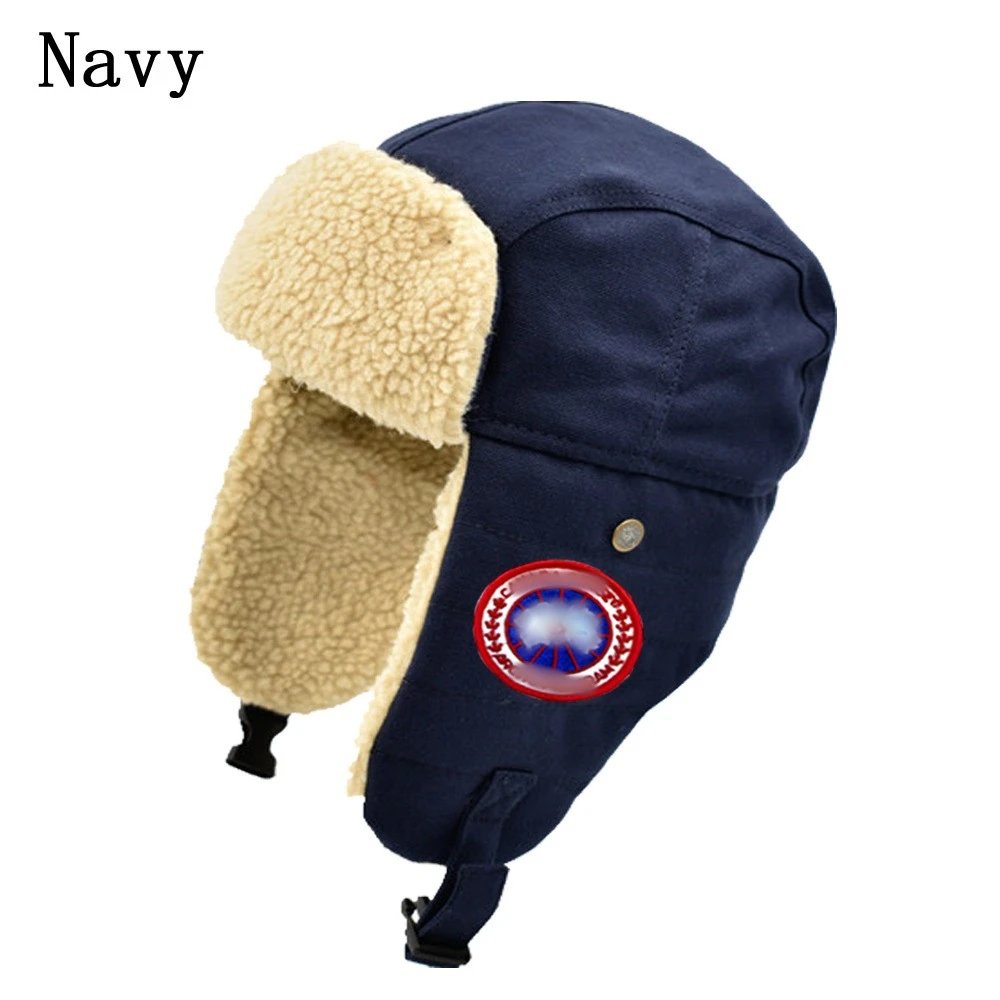 Winter Warm Faux Fur Ushanka Trooper Hat - Taupe - Gallery Image 3 - Detailed View