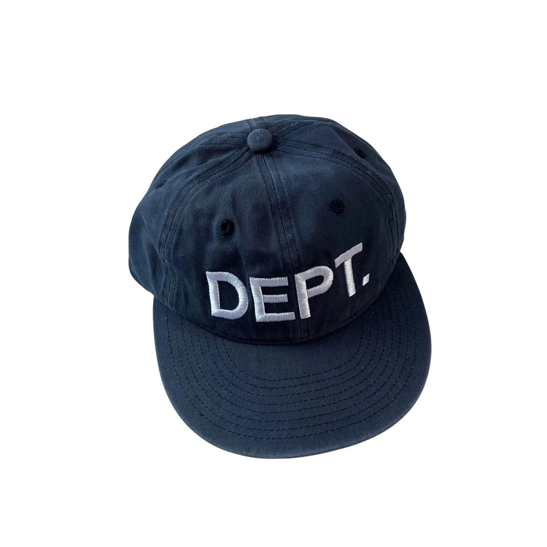 Embroidered Baseball Cap Navy - Gallery Image 5 - Detailed View