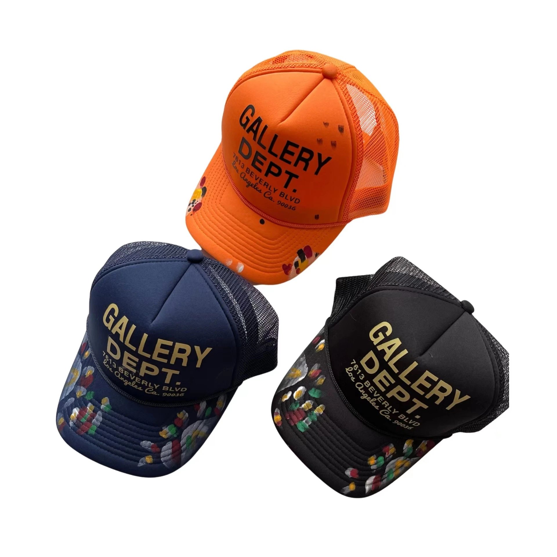 Graffiti Baseball Cap Navy - Gallery Image 5 - Detailed View
