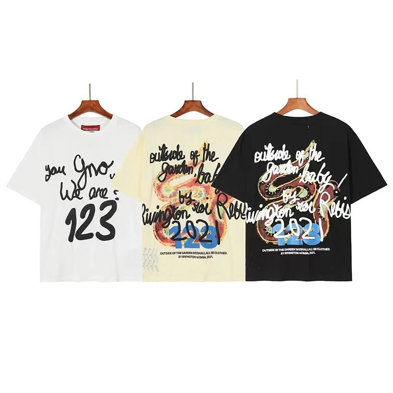 RRR123 Rainbow Graffiti T-Shirt, Multicolor - RRR123 - Cnfans - $24.52