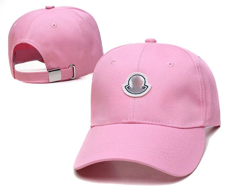 Unisex Cotton Sun Protection Baseball Cap Pastel Pink - Moncler - Cnfans - $10.16