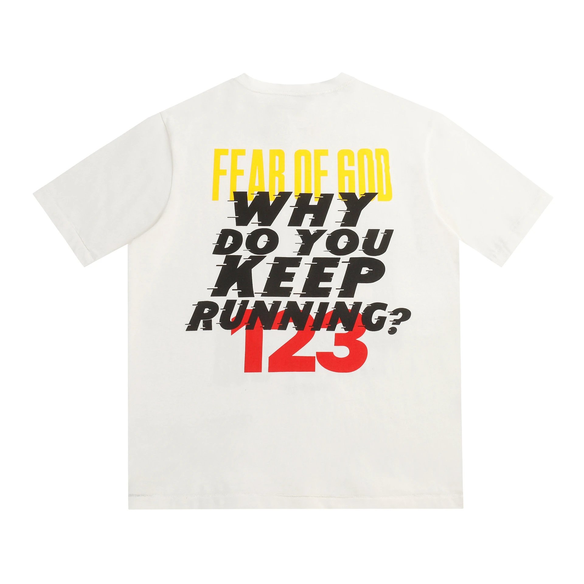 Fear of God Graphic Tee White - Gallery Image 2 - Detailed View