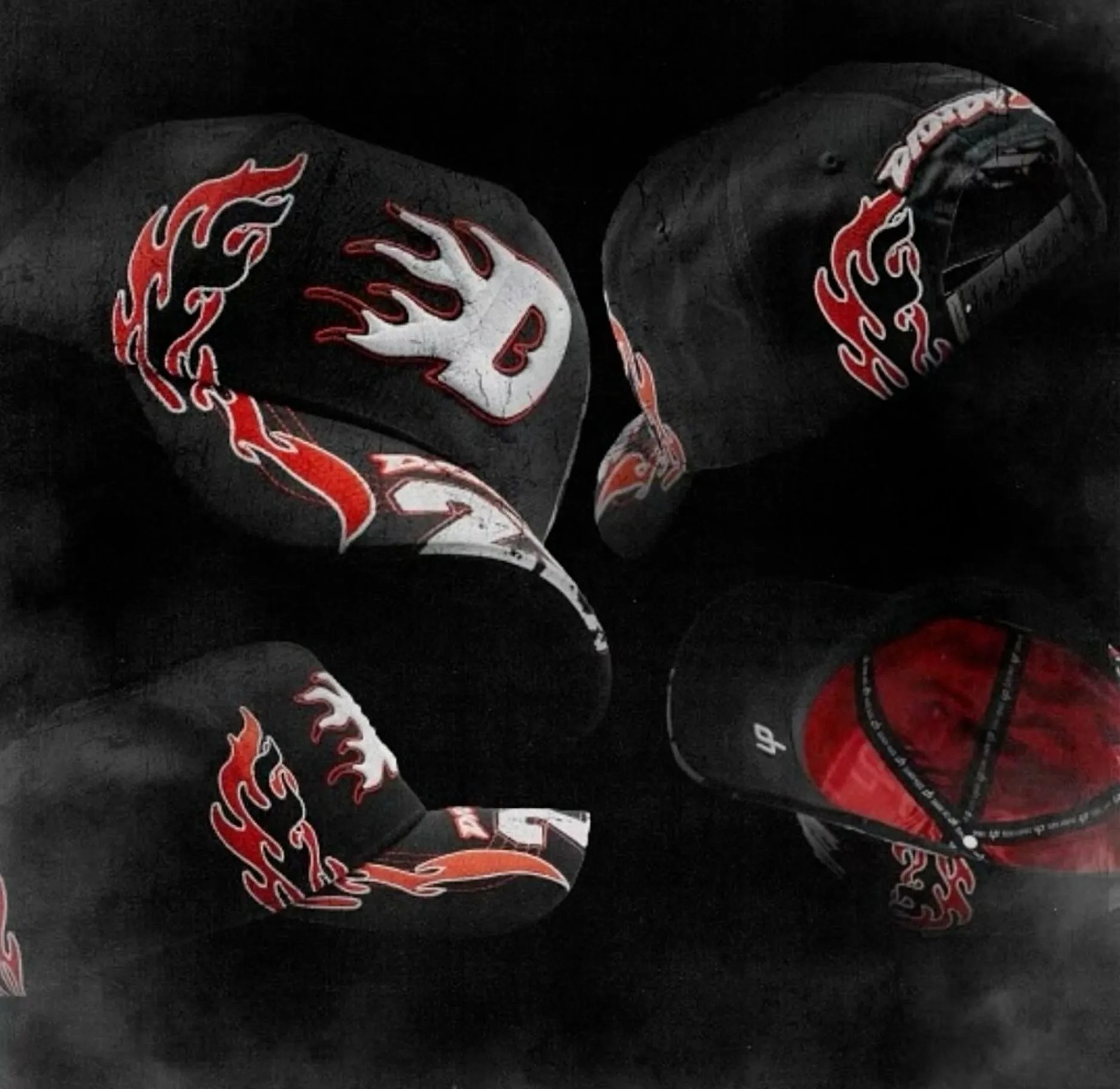 Embroidered Letter Baseball Cap, Street Style Onyx - Other - Cnfans - $26.29