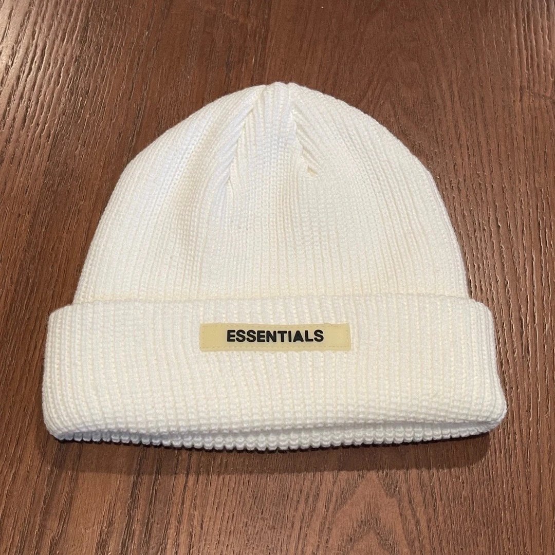 Unisex Chunky Knit Beanie Hat Winter Streetwear Charcoal - Gallery Image 5 - Detailed View