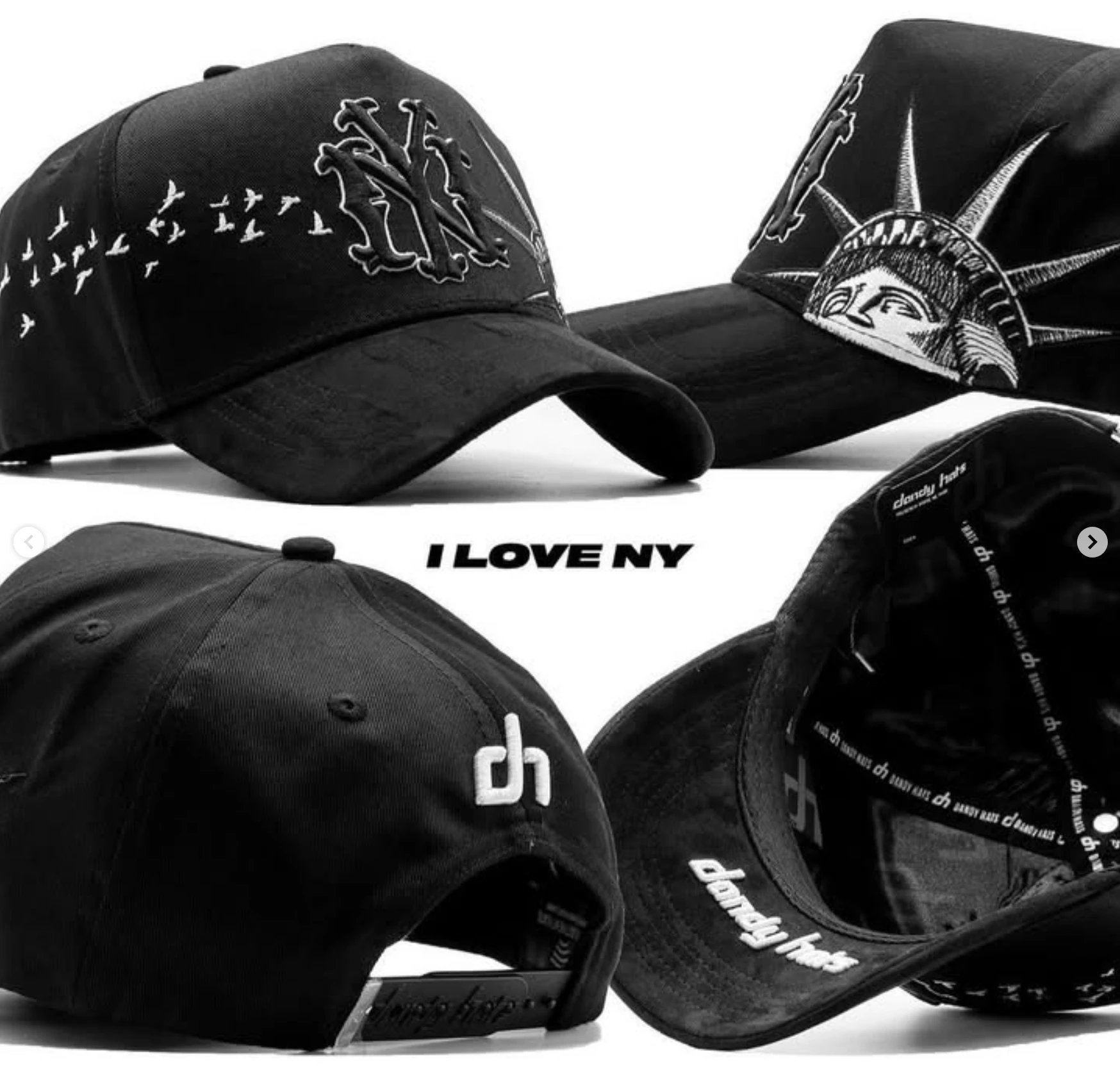 Embroidered Letter Baseball Cap Streetwear Onyx - Other - Cnfans - $26.29
