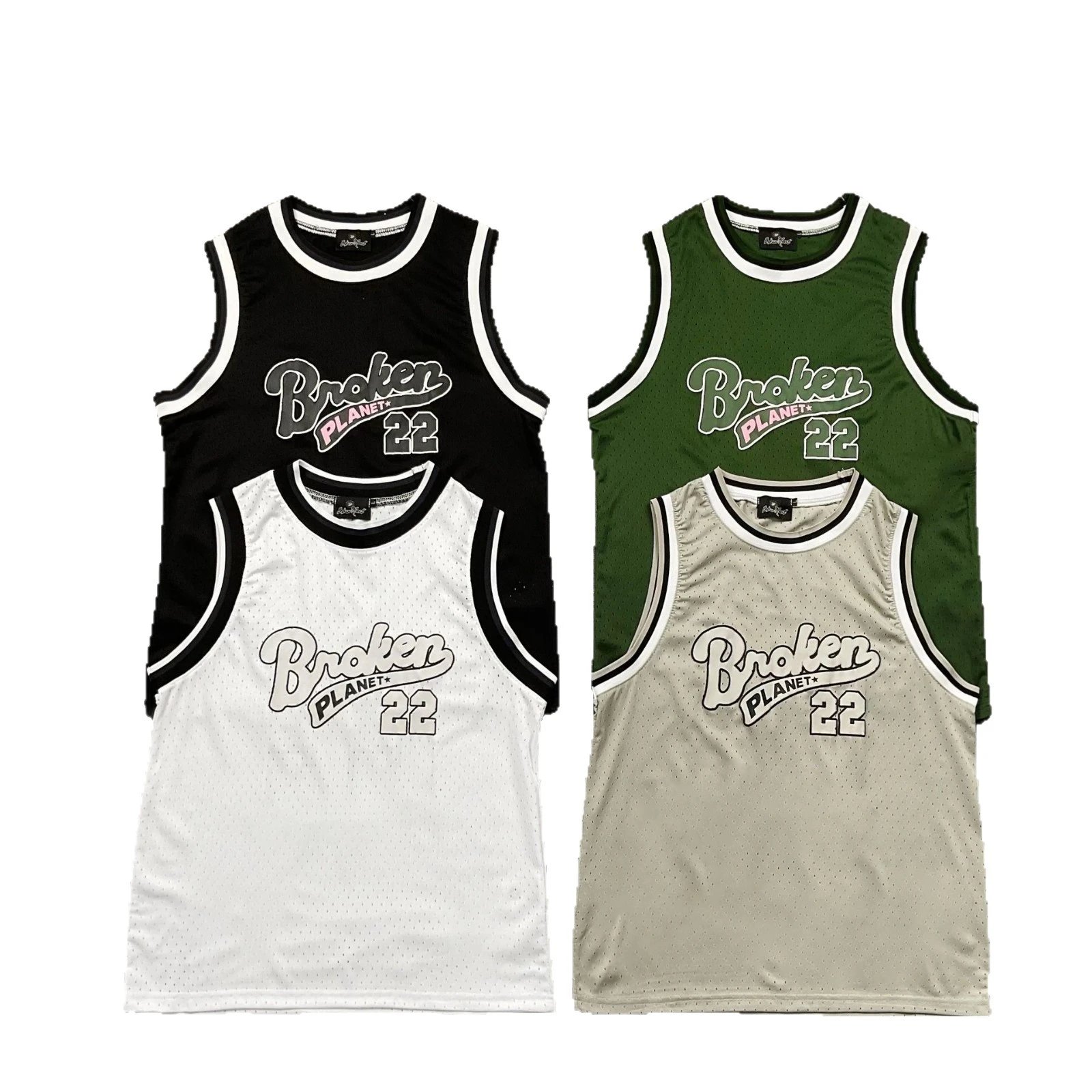 Broken Planet Mesh Jersey Multi-Colored - Gallery Image 5 - Detailed View