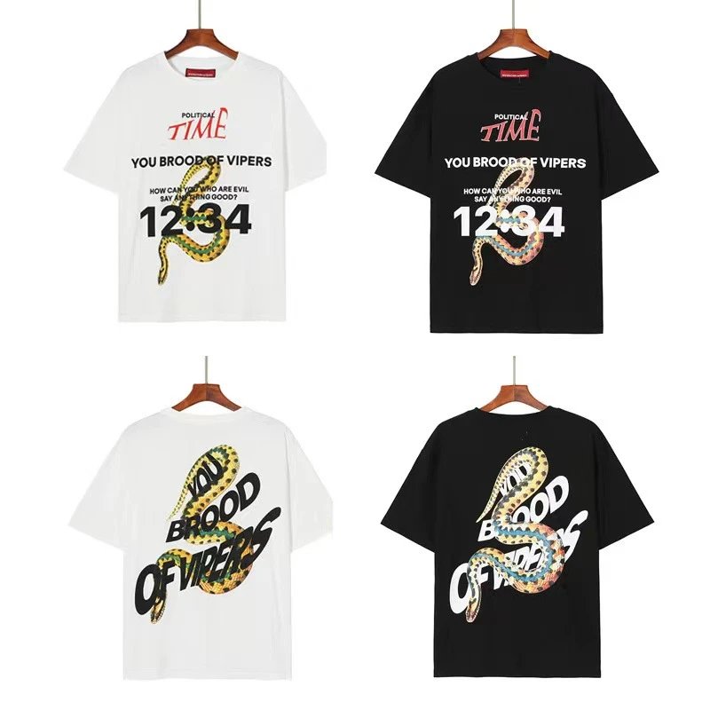 RR123 Snake Print T-Shirt - Multi-color - RRR123 - Cnfans - $24.52