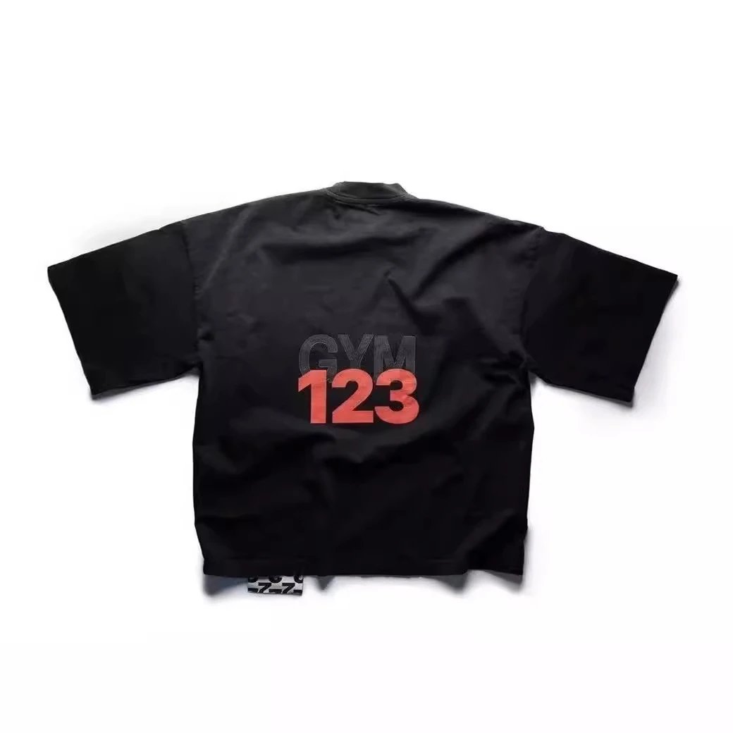 Unisex Graphic Tee Noir - Gallery Image 4 - Detailed View