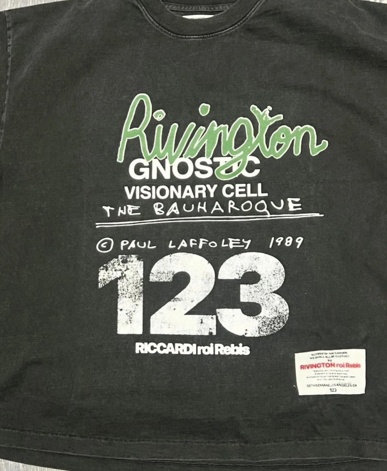 Unisex Capsule Tee Ecru - Gallery Image 4 - Detailed View