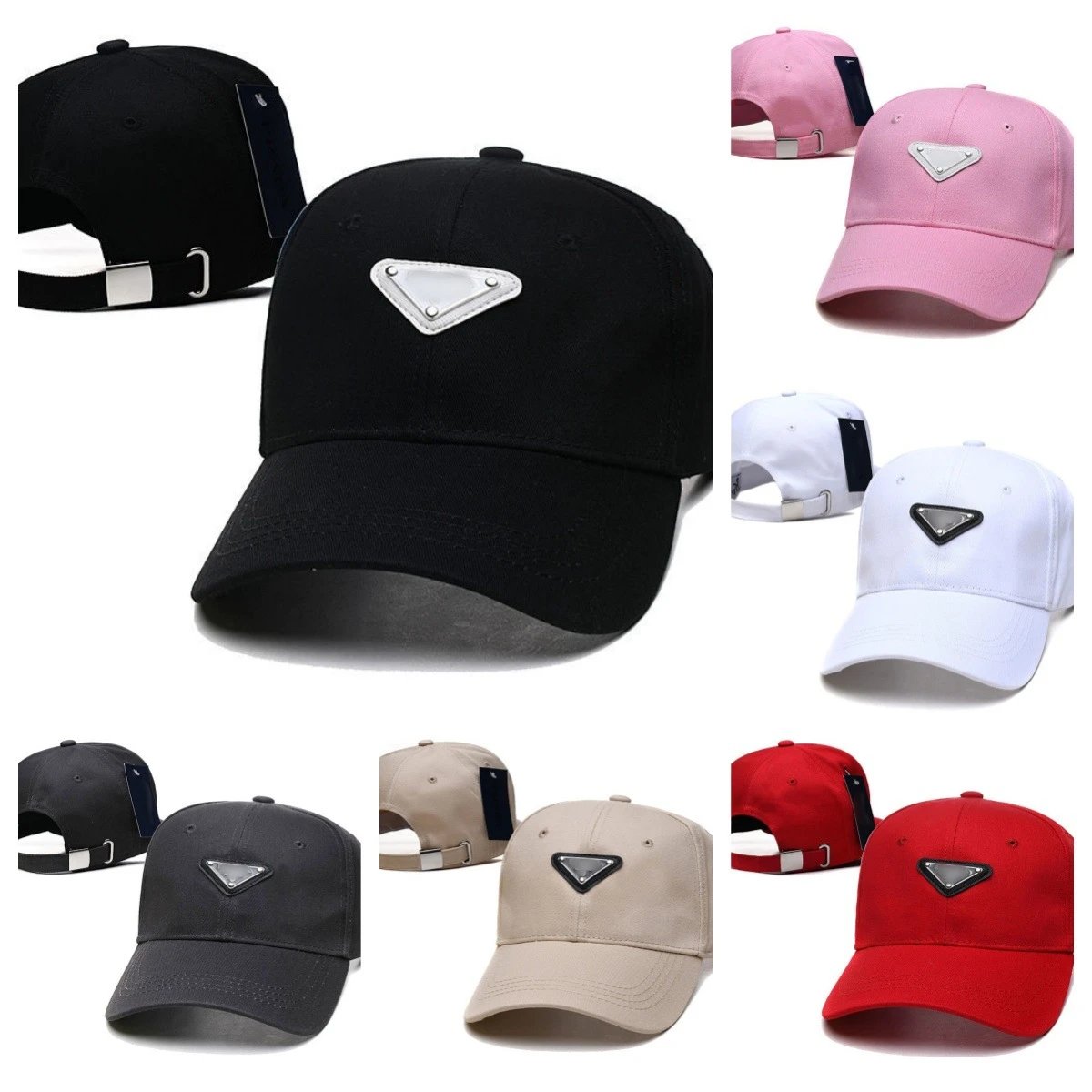Casual Cotton Baseball Cap Unisex Sunshade Hat - Slate - Gallery Image 1 - Detailed View