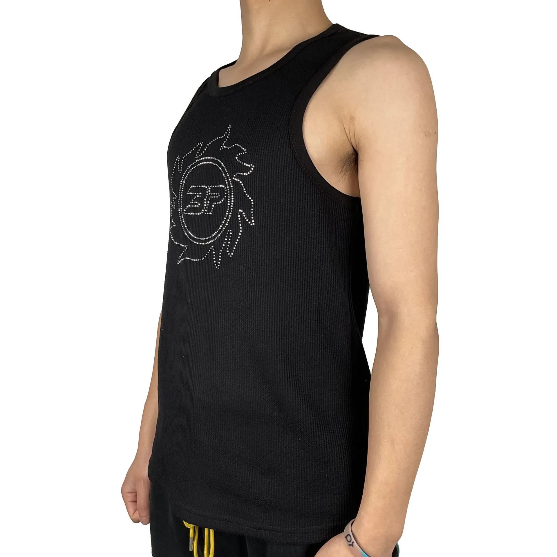 BP Letter Embroidered Camo Tank Green - Gallery Image 4 - Detailed View