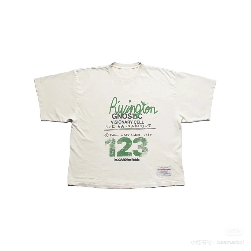 Unisex Capsule Tee Ecru - RRR123 - Cnfans - $25.65