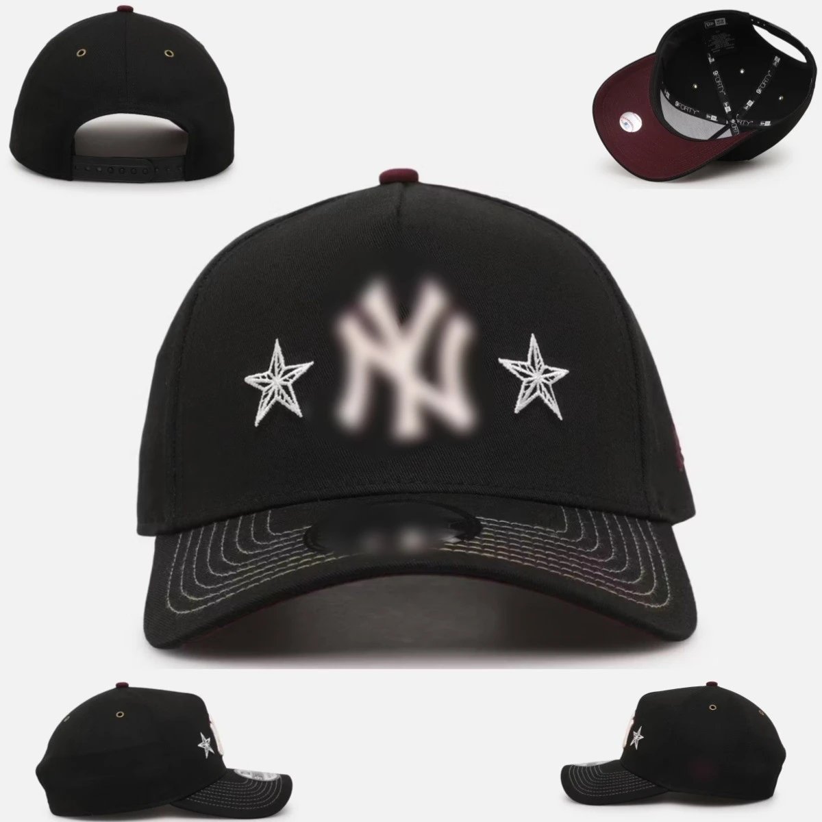 Casual Embroidered Baseball Cap Adjustable Scarlet - MLB - Cnfans - $10.16