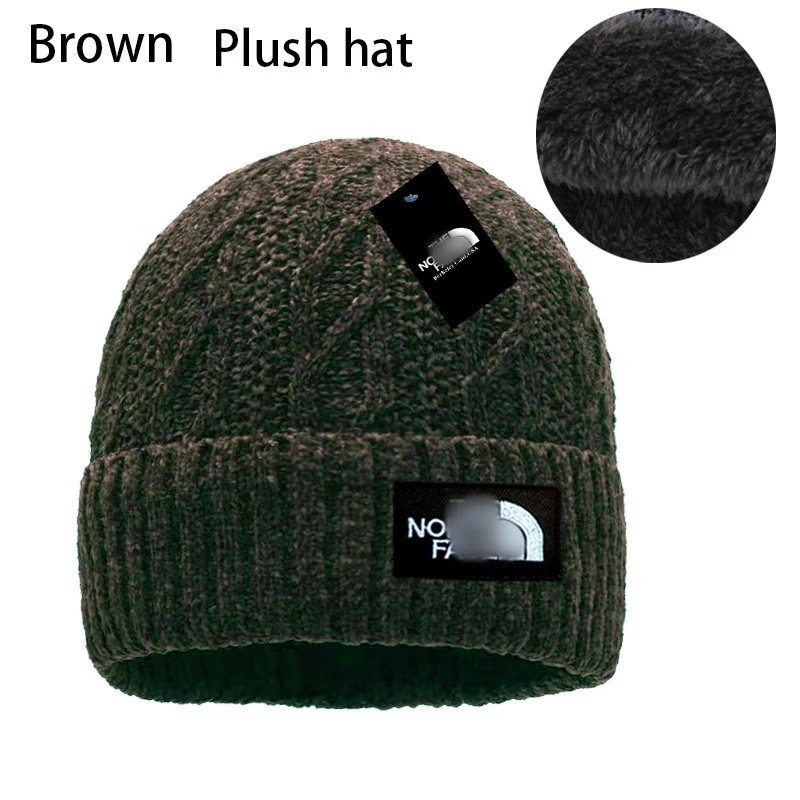 Winter Knit Beanie Hat Unisex Ear Warmer Umber - Related Product - Cnfans