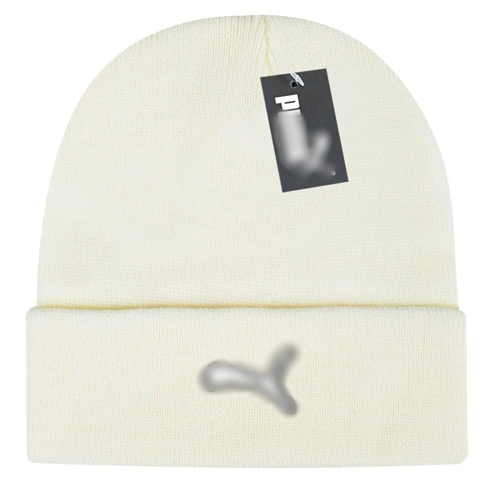 Winter Knit Beanie Warm Sport Hat, Ivory - High Quality Product Image - Cnfans