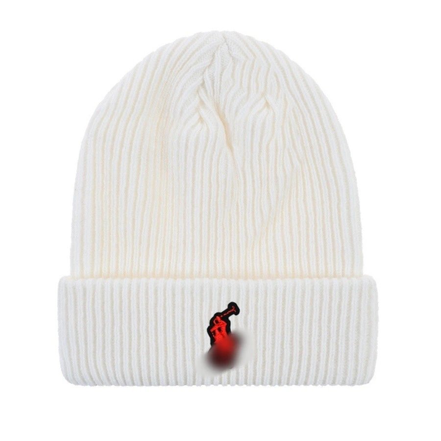 Casual Knit Beanie Winter Warm Hat Ivory - Other - Cnfans - $10.16