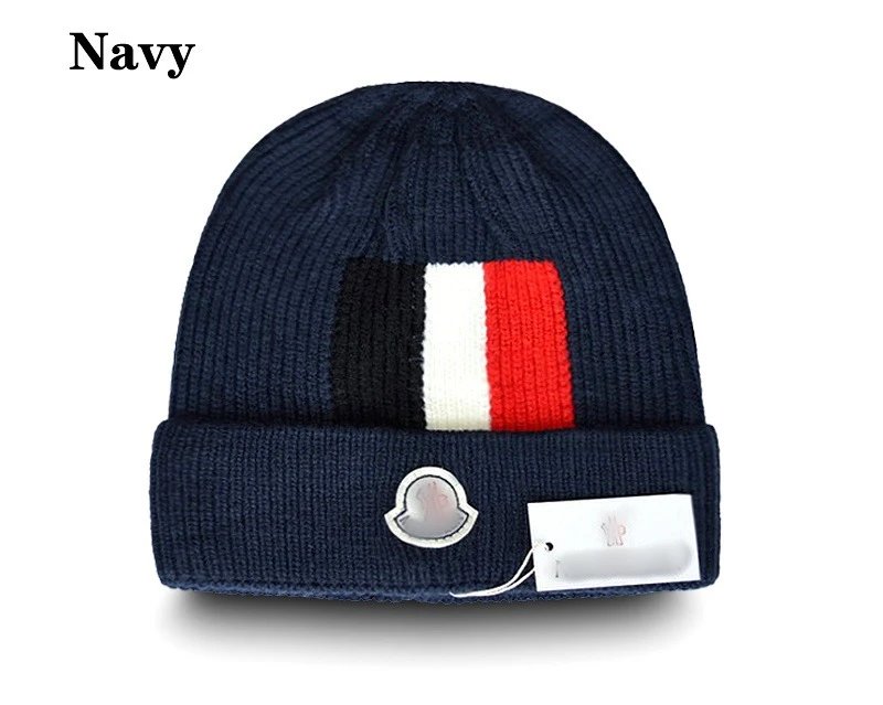 Winter Knit Beanie Warm Pom Pom Hat - Buff - Gallery Image 7 - Detailed View