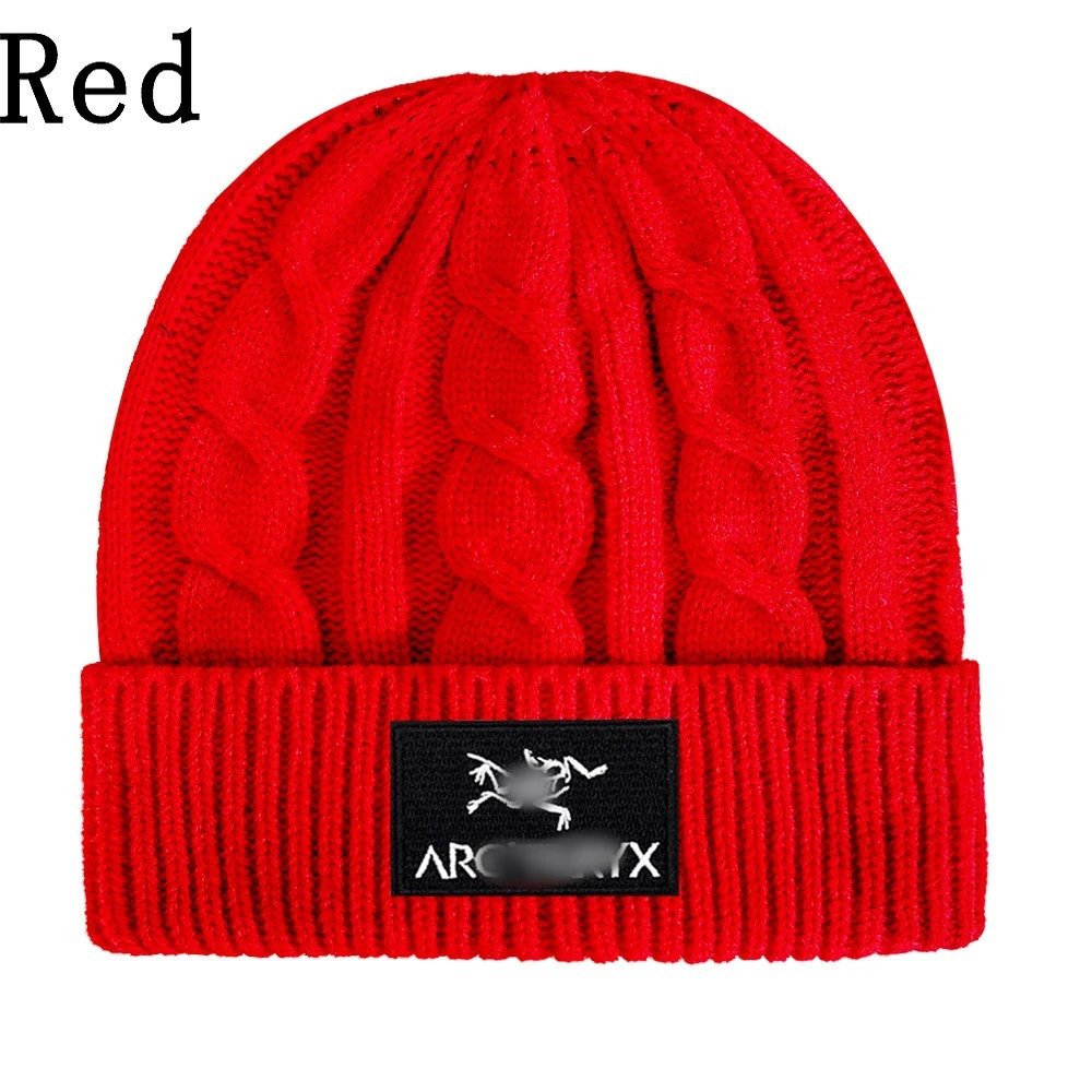 Unisex Knit Beanie Warm Winter Hat Scarlet - Arc'teryx  - Cnfans - $10.16