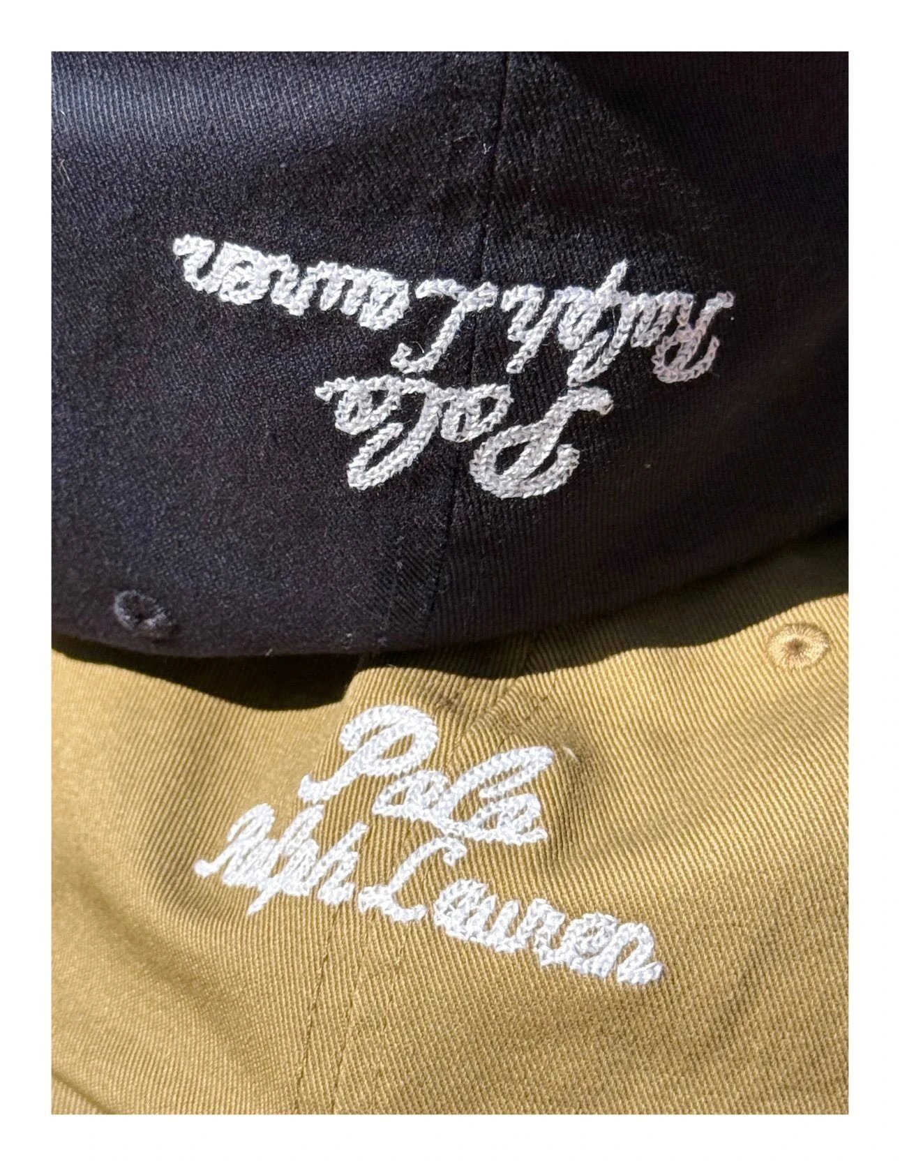 Ralph Lauren Embroidered Strap Cap Multicolor - Gallery Image 6 - Detailed View