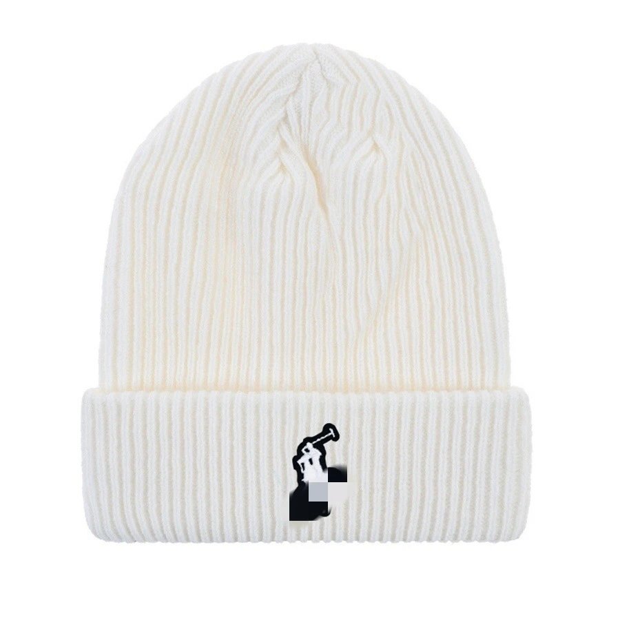 Winter Knit Beanie Hat Outdoor Headwear Ivory - Other - Cnfans - $10.16