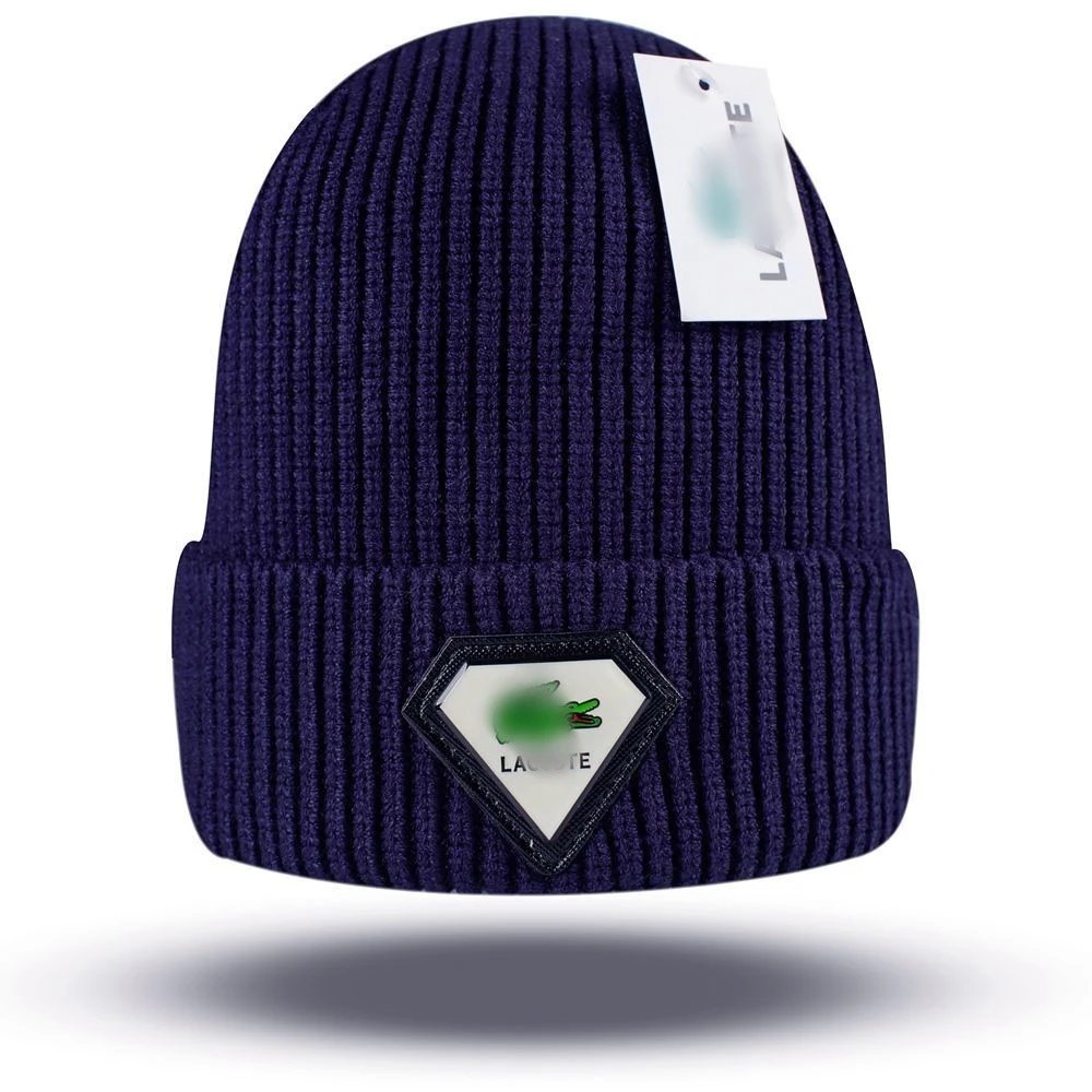 Casual Knit Beanie Warm Hat Headwear Indigo - Related Product - Cnfans