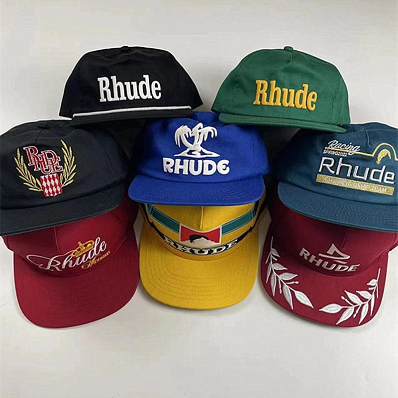 Rhude Letter Baseball Cap Multicolor - High Quality Product Image - Cnfans