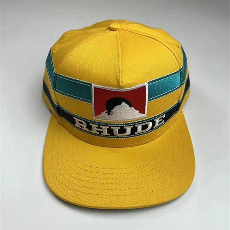 Rhude Letter Baseball Cap Multicolor - Gallery Image 4 - Detailed View