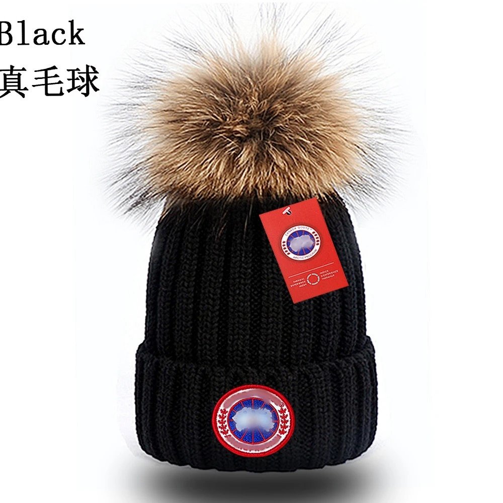Winter Chunky Knit Beanie with Fur Pom Earflap Grey - Gallery Image 5 - Detailed View