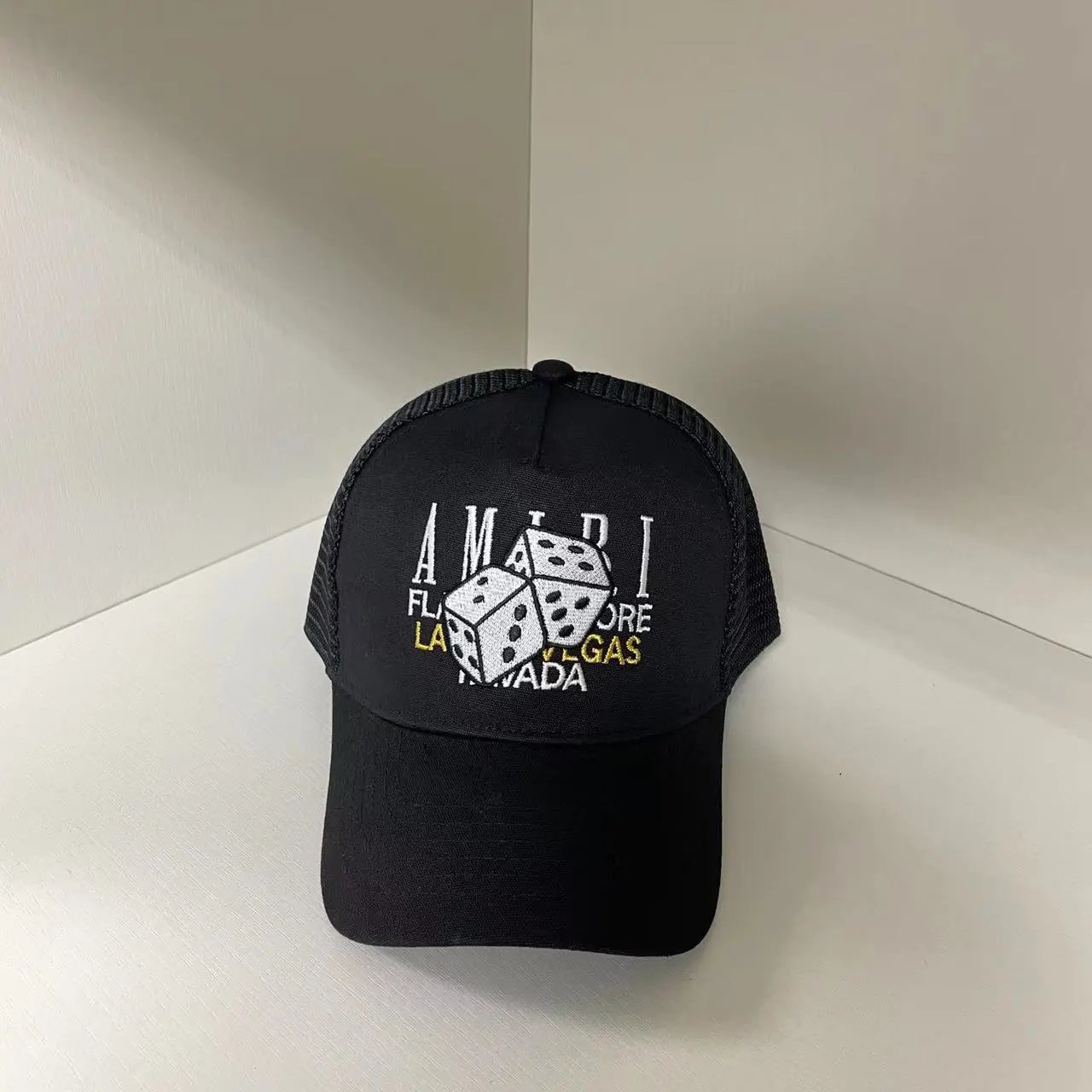 Amiri Embroidered Baseball Cap Black - Gallery Image 4 - Detailed View