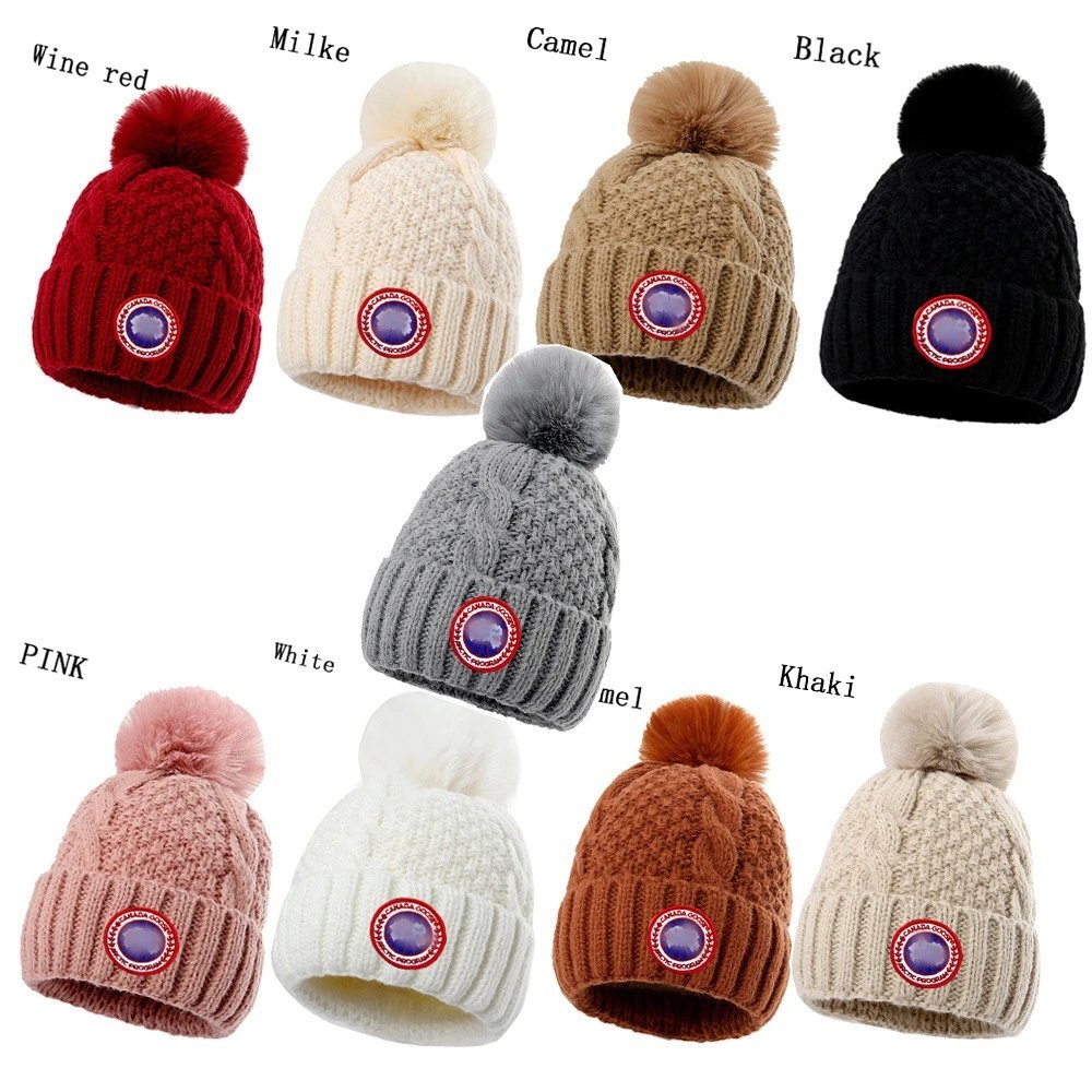 Winter Knit Beanie Plush Warm Hat Claret - Gallery Image 1 - Detailed View