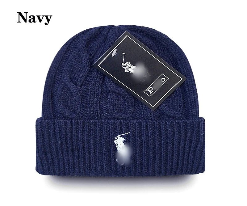 Winter Knit Beanie Warm Hat Unisex Cable Heather - Ralph Lauren - Cnfans - $10.16