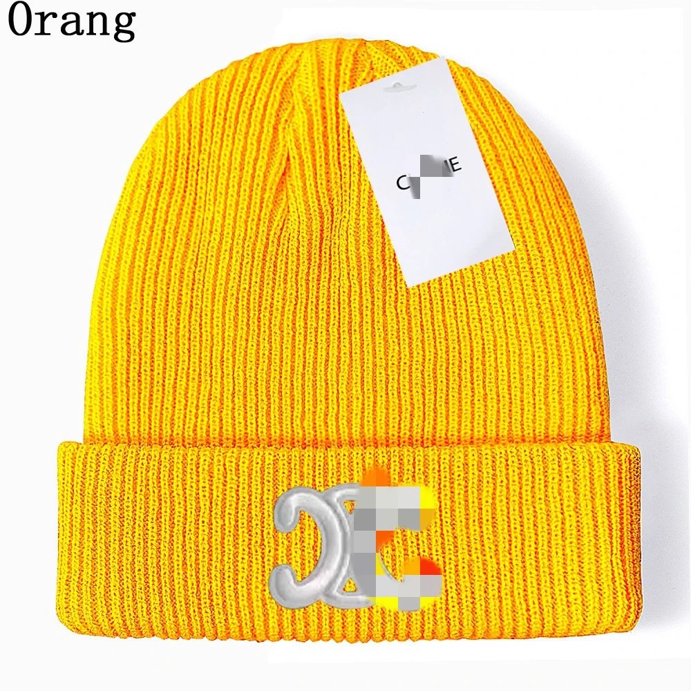 Casual Knit Beanie Winter Hat Unisex Cobalt - Gallery Image 4 - Detailed View