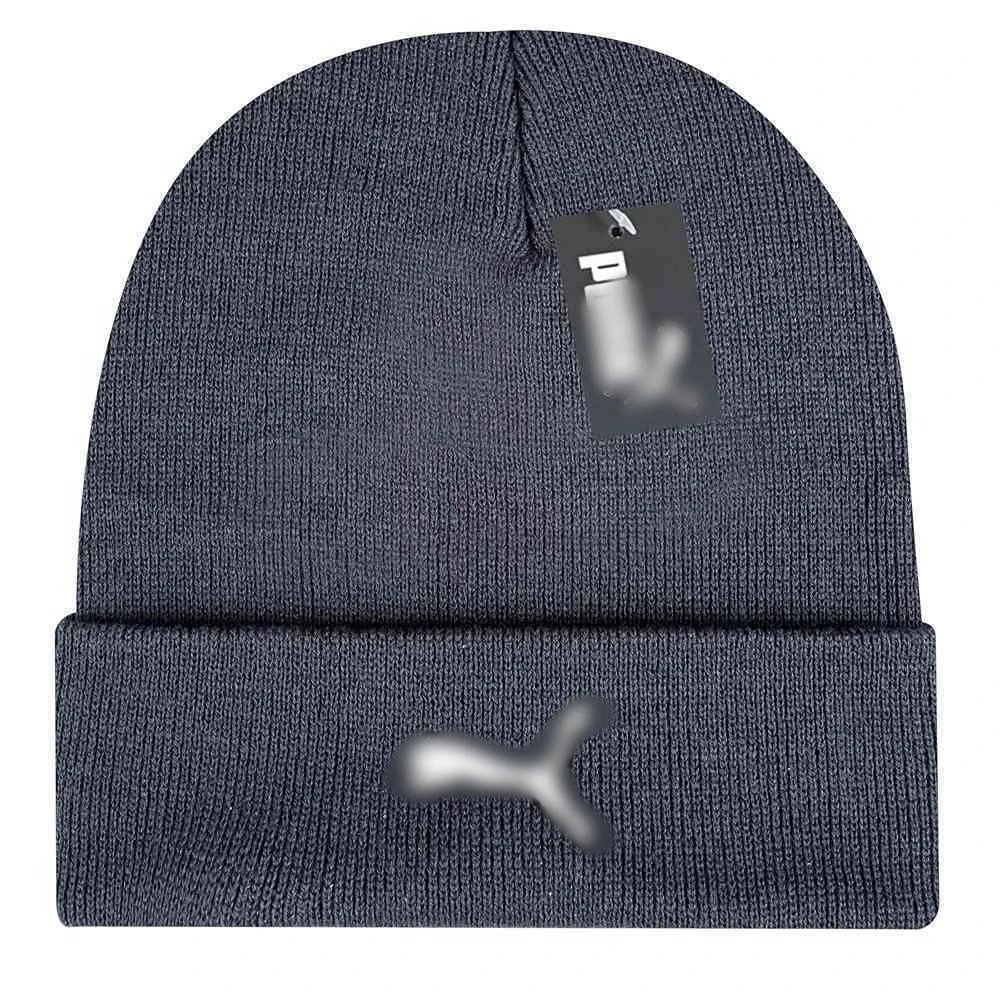 Winter Knit Beanie Hat Outdoor Sport Cap - Navy - Gallery Image 12 - Detailed View
