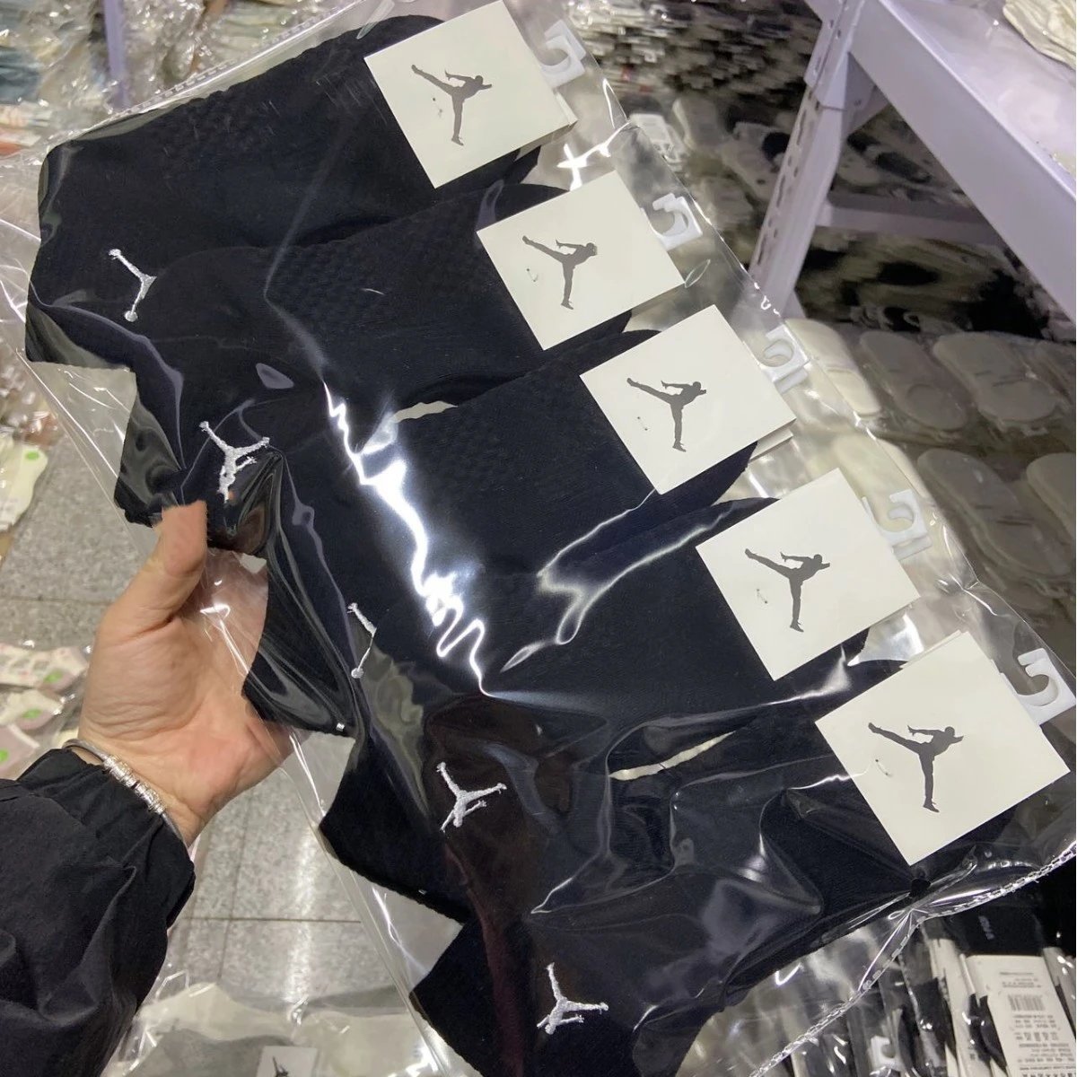 Jordan Brand Crew Socks Multipack with Embroidered Jumpman Logo